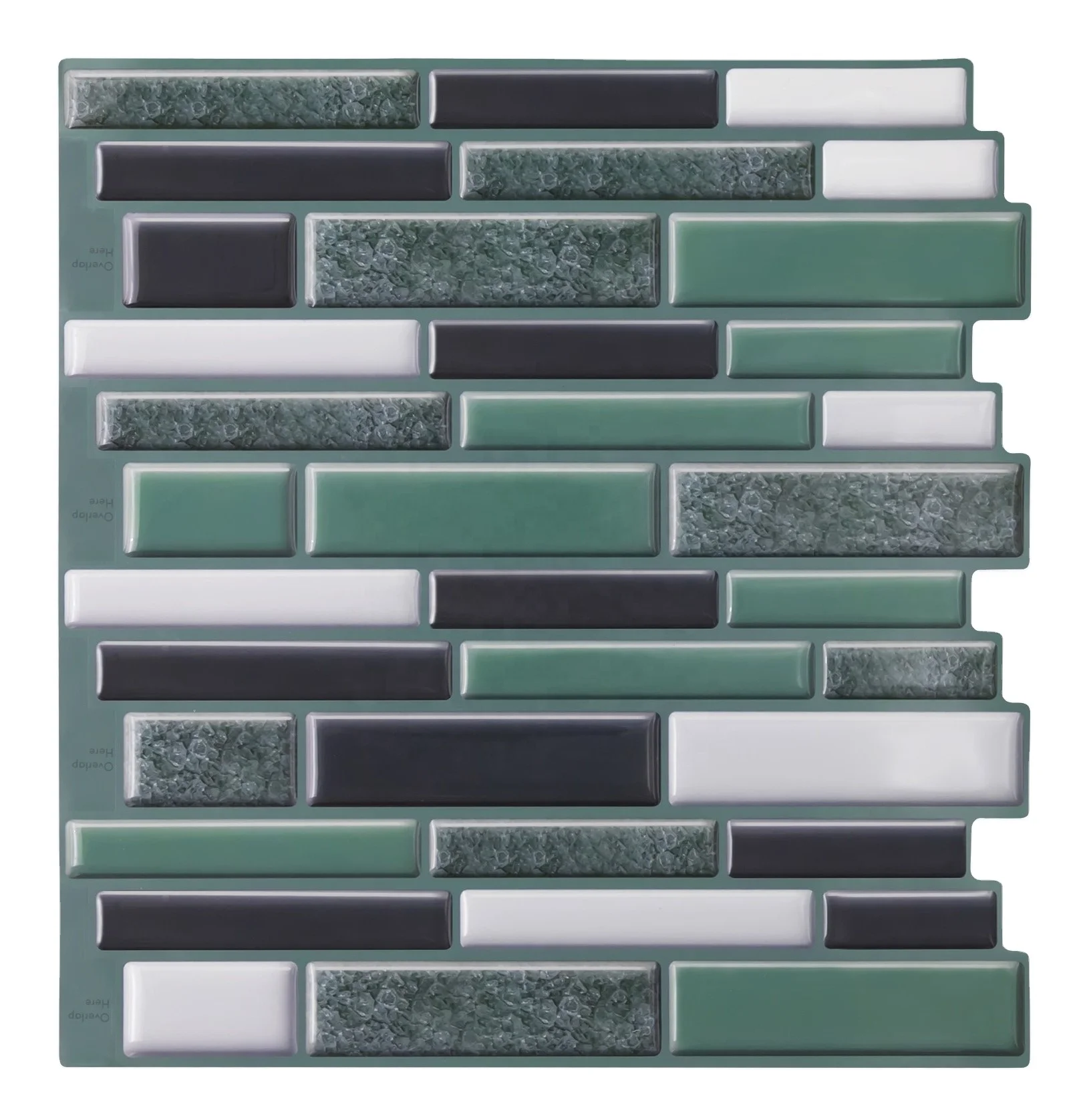 
2021 Factory cheap price wholesale bathroom mosaic art self adhesive stick on wall tiles 