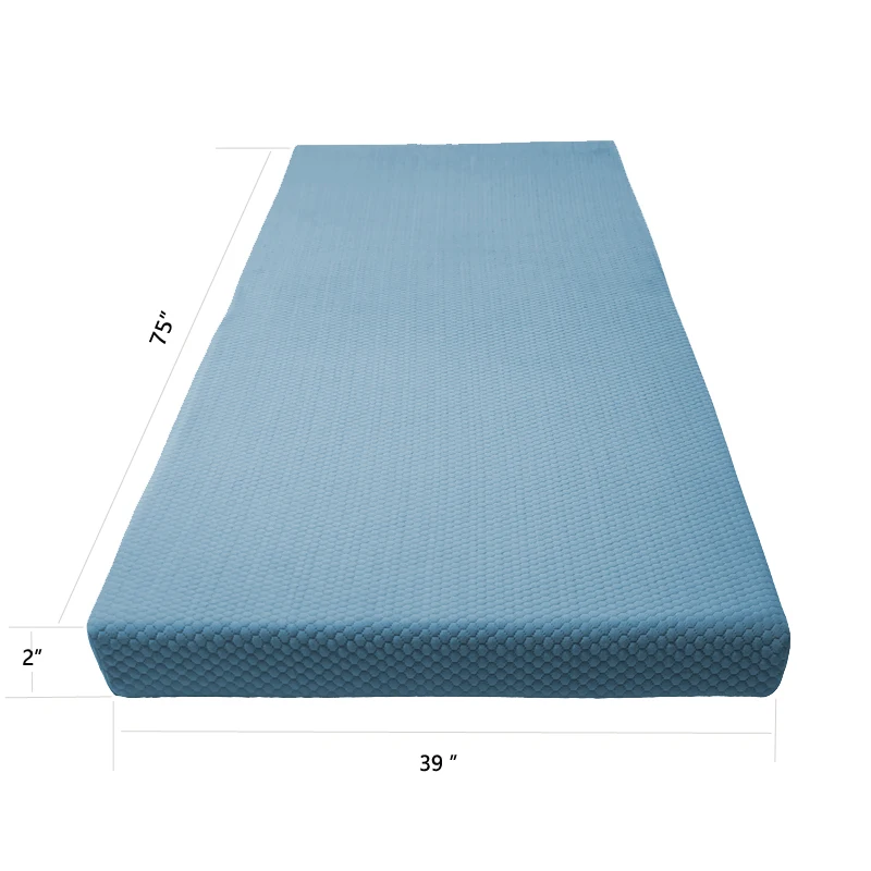 2 Inch Memory Foam Mattress Topper Full Size memory Foam Ventilated Bed Mattress Topper