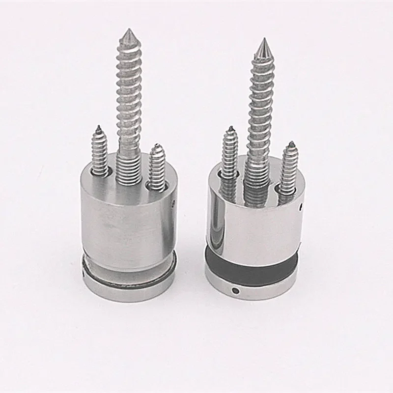 304 316 2205 stainless steel glass fitting accessories glass standoff for handrail railing