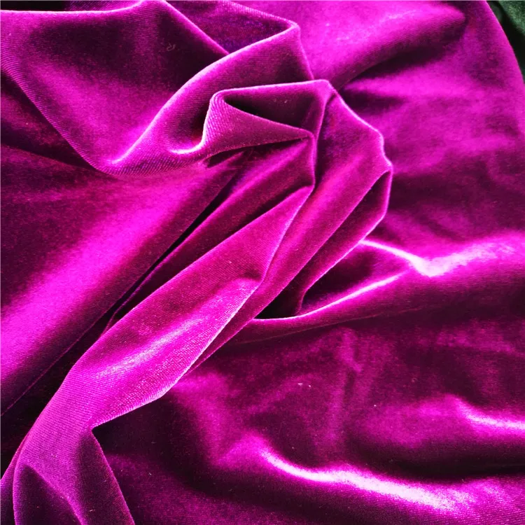 Super Soft Pillow Loop Lace Polyester Spandex Evening Dress Sheer Curtains Brushed Knitting Car Seat Cover Korean Velvet Fabric