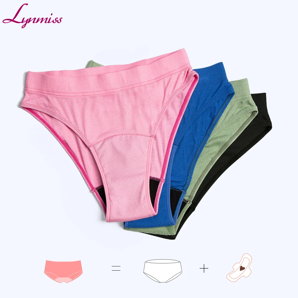 LYNMISS calzon menstrual panty period culott menstruelle braga menstrual culotte menstruelle seamless period underwear
