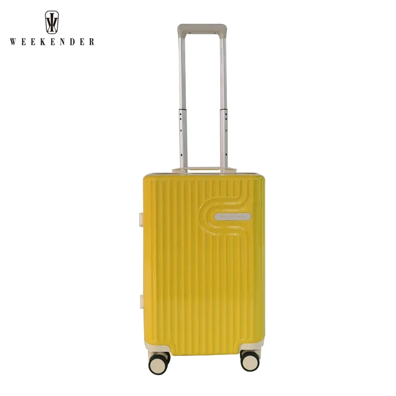 Принимаются индивидуальные логотипы на 10-15 дней, утопленный замок на молнии, Женский Спиннер, Алюминиевая тележка, набор чемоданов для багажа