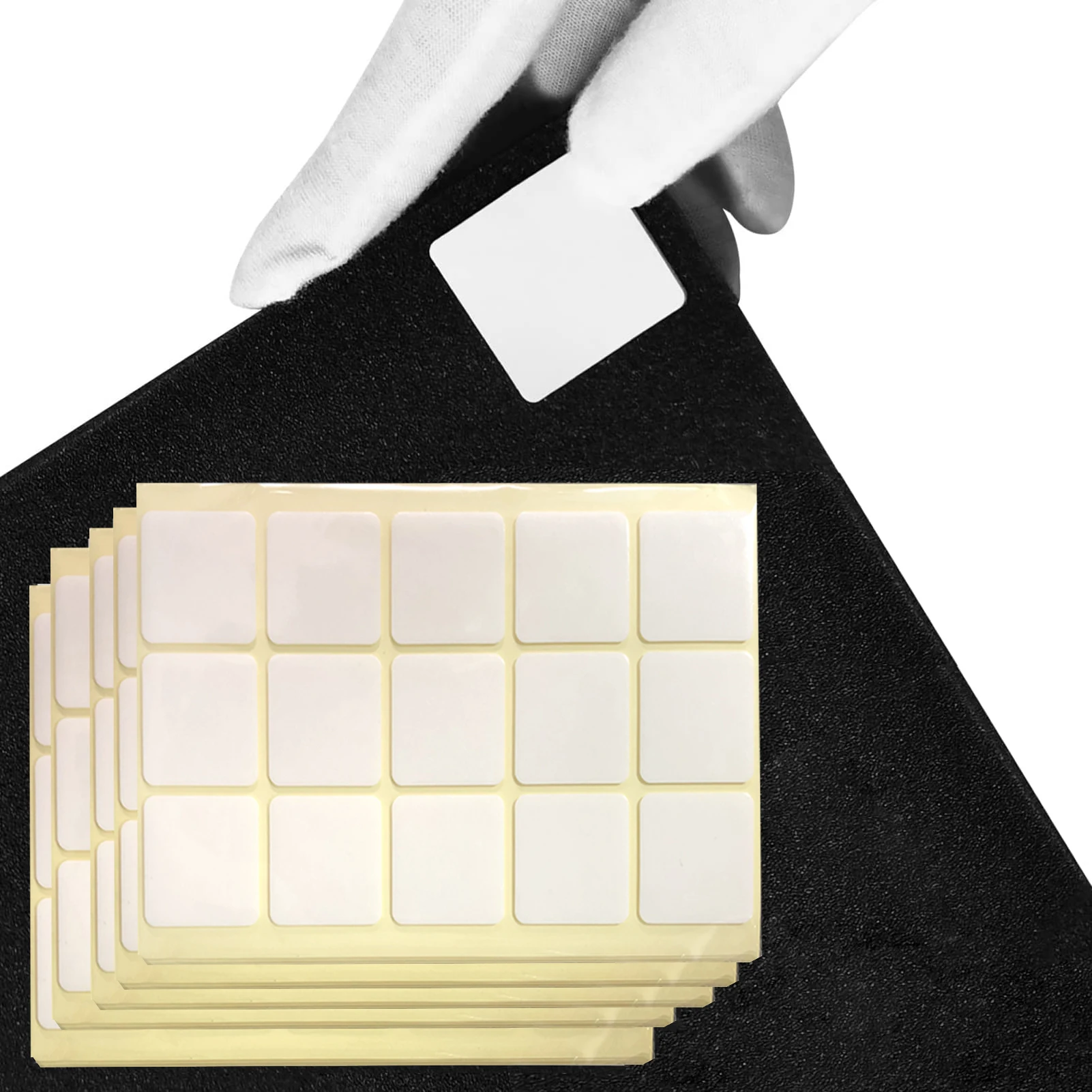 Double Sided Tape for Acoustic Foam Panels Round Square Double Sided Stickers Removable Mounting Tape Putty Clear Sticker