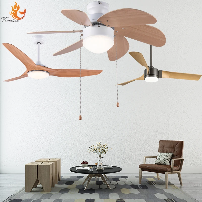 new arrival 52 inch palm-leaf ventilation decorative Crystal Body Led Ceiling Fans with remote control light with fan