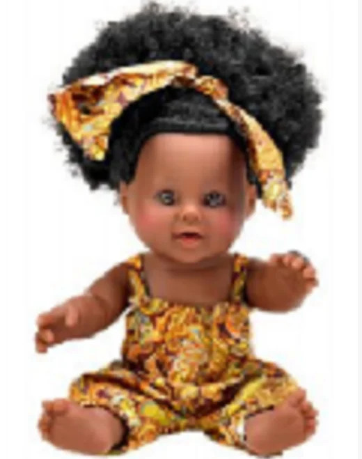 New design wholesale vinyl plastic lifelike doll girl American african black baby dolls for kids