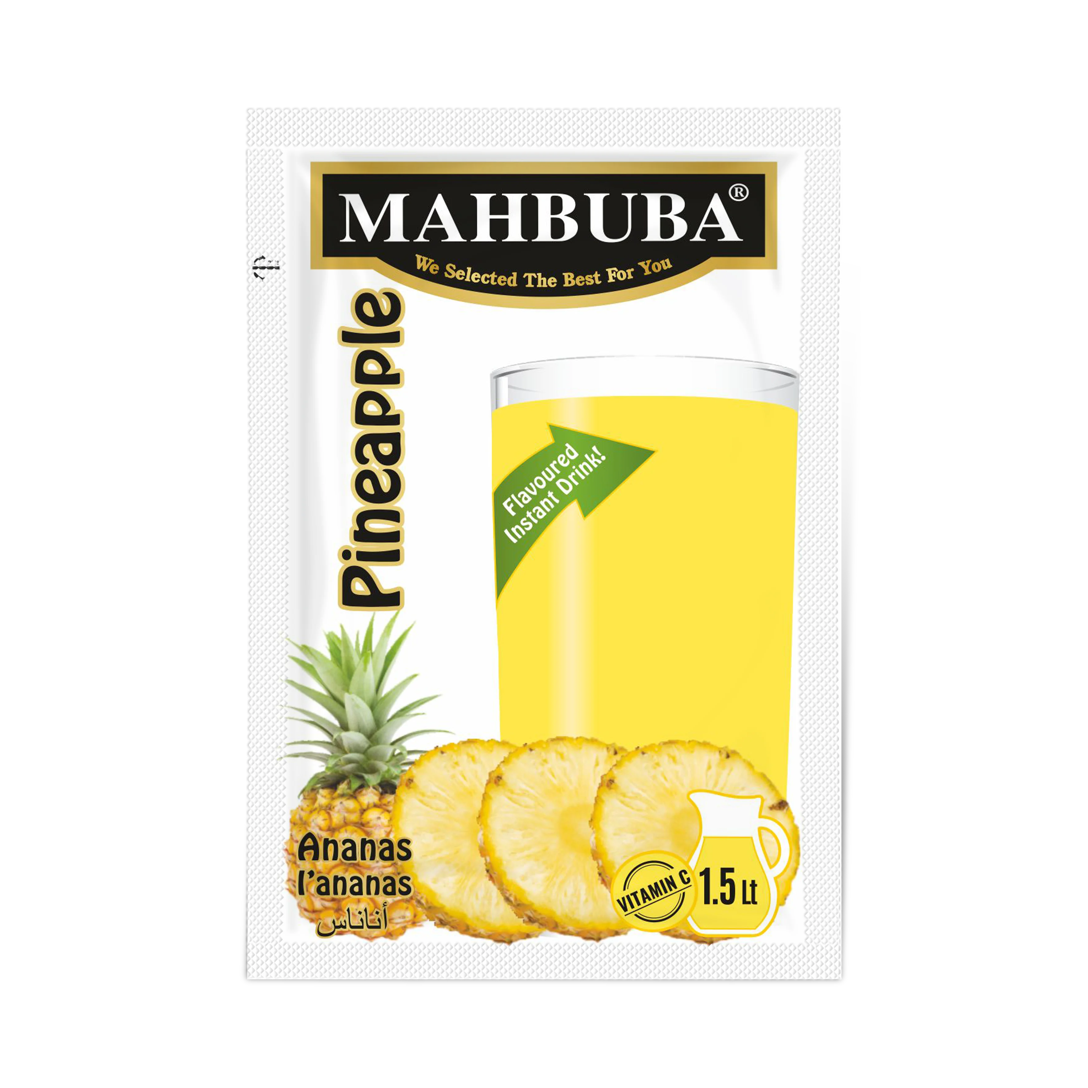 instant drink powder 9 gr   1,5 litre pineapple