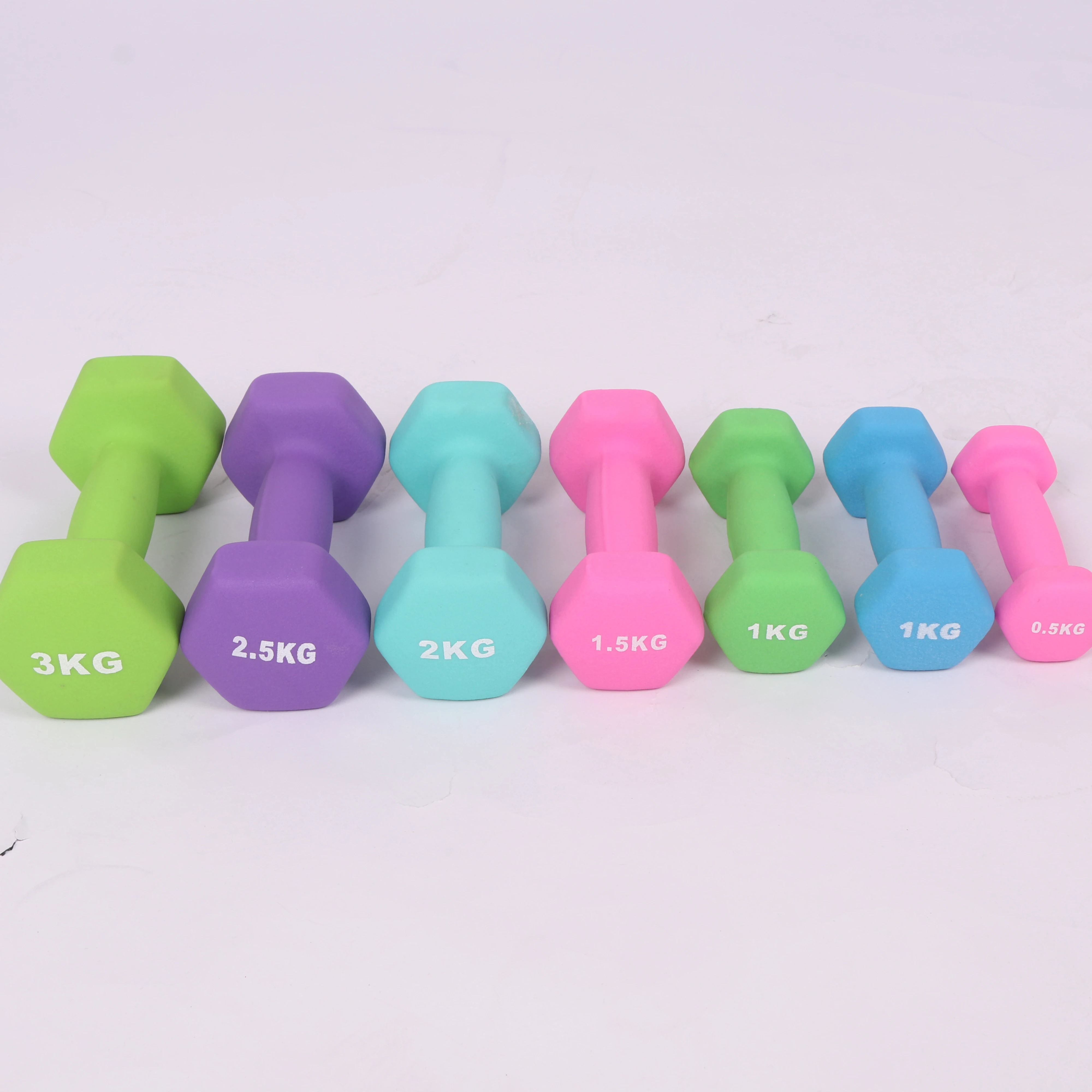 Виниловая групповая тренировочная многофункциональная гантель