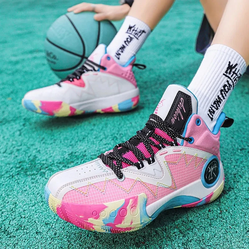 High Quality Mens Basketball Sneakers Training Sports Shoes Wearable Tenis Masculino ForMotion Basketball Shoes 35-46