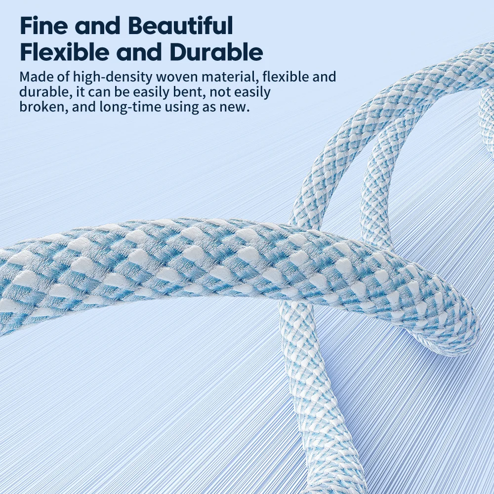 Toocki USB A to Type C Quick Charging Cable White Color Pure Copper Type C Cable Fast Charging