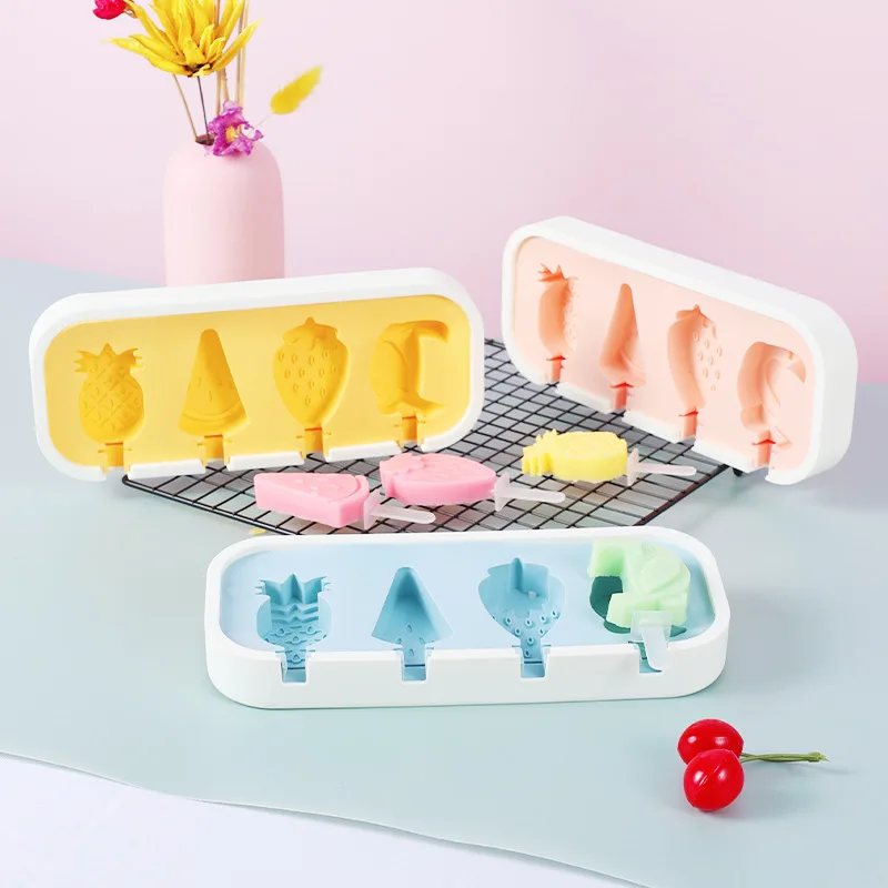 Wholesale Children Cheese Stick Models Ice-cream Molds With Cover