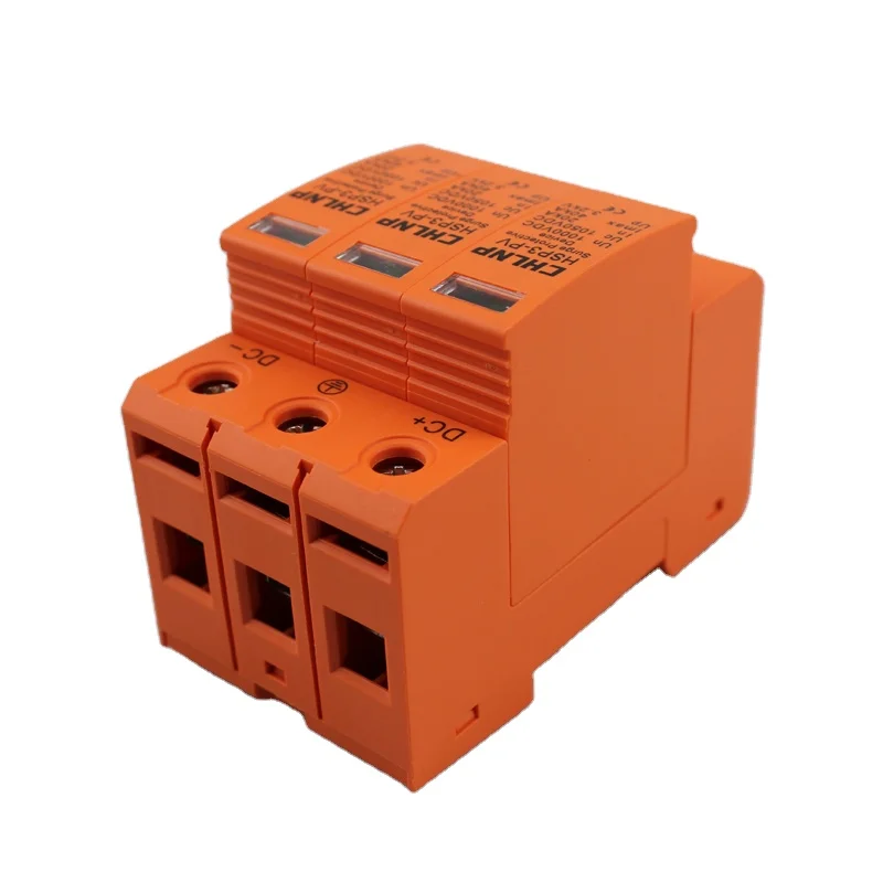 Surge protector PHOTOVOLTAIC arrester overvoltage protector 3P photovoltaic surge protector spd