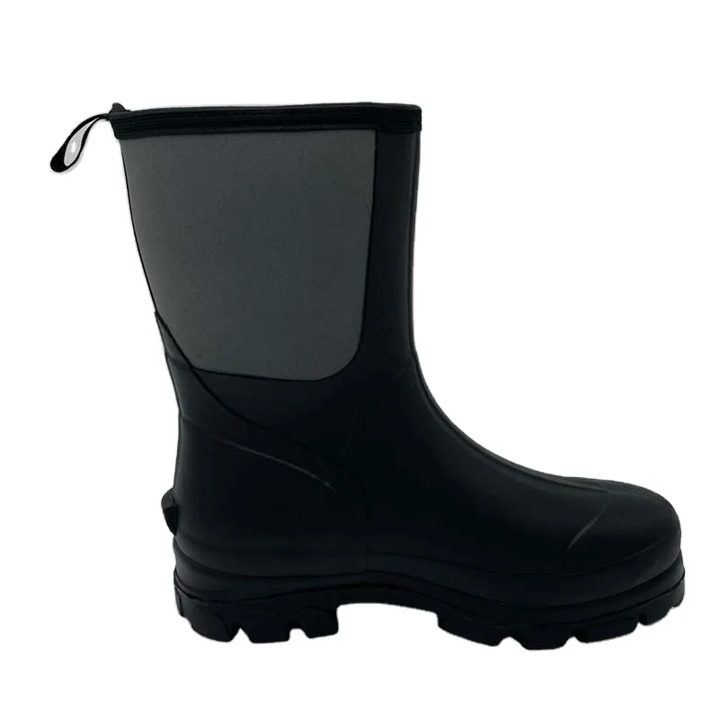 CE Certificate For The Steel Toe And Steel Insole Neoprene Rubber Safety Boots Waterproof Gumboots