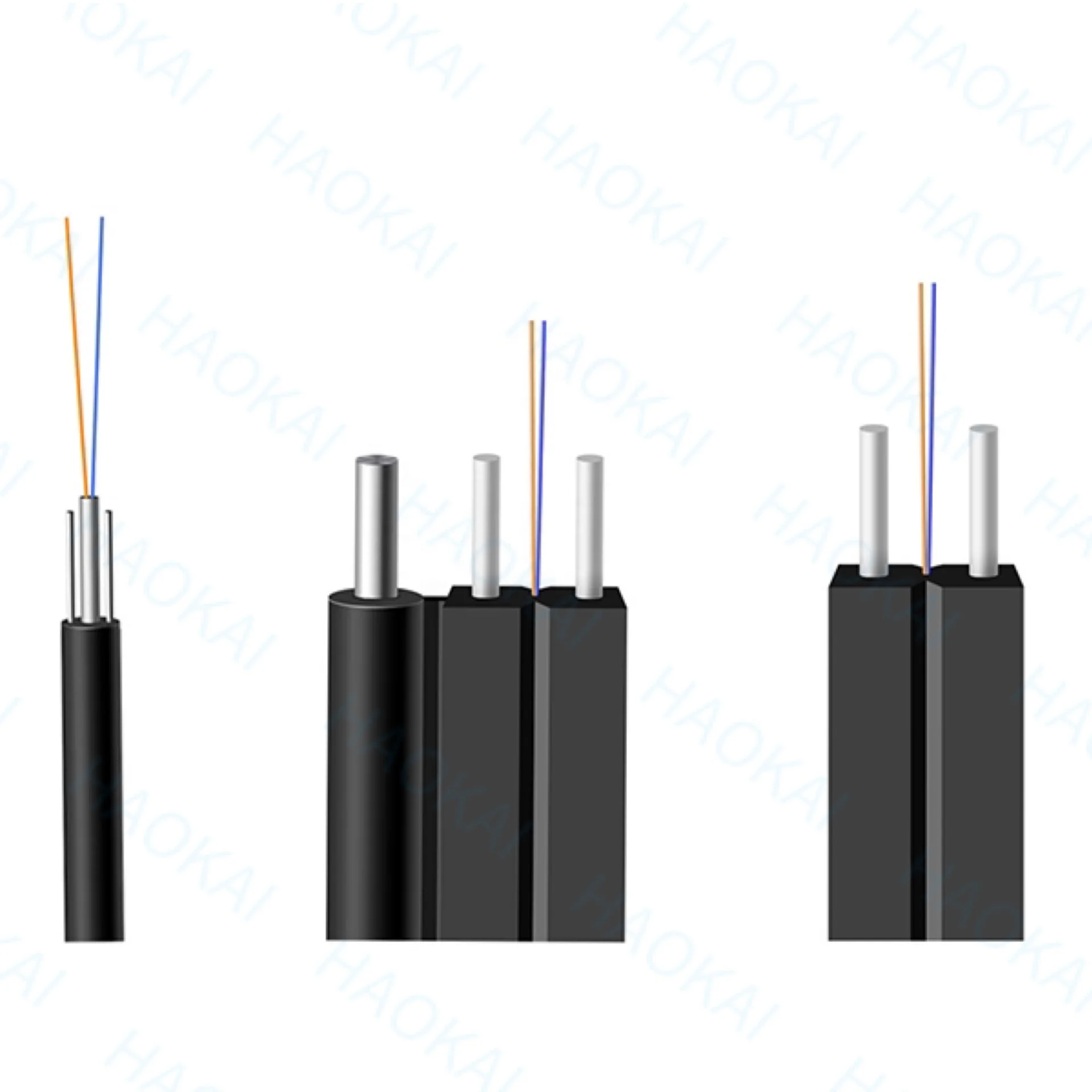 Наружный кабель связи в одном режиме G657A G652D и Gyxtw Adss Ftth 2/4/6/8/12/16/24 телекоммуникационный