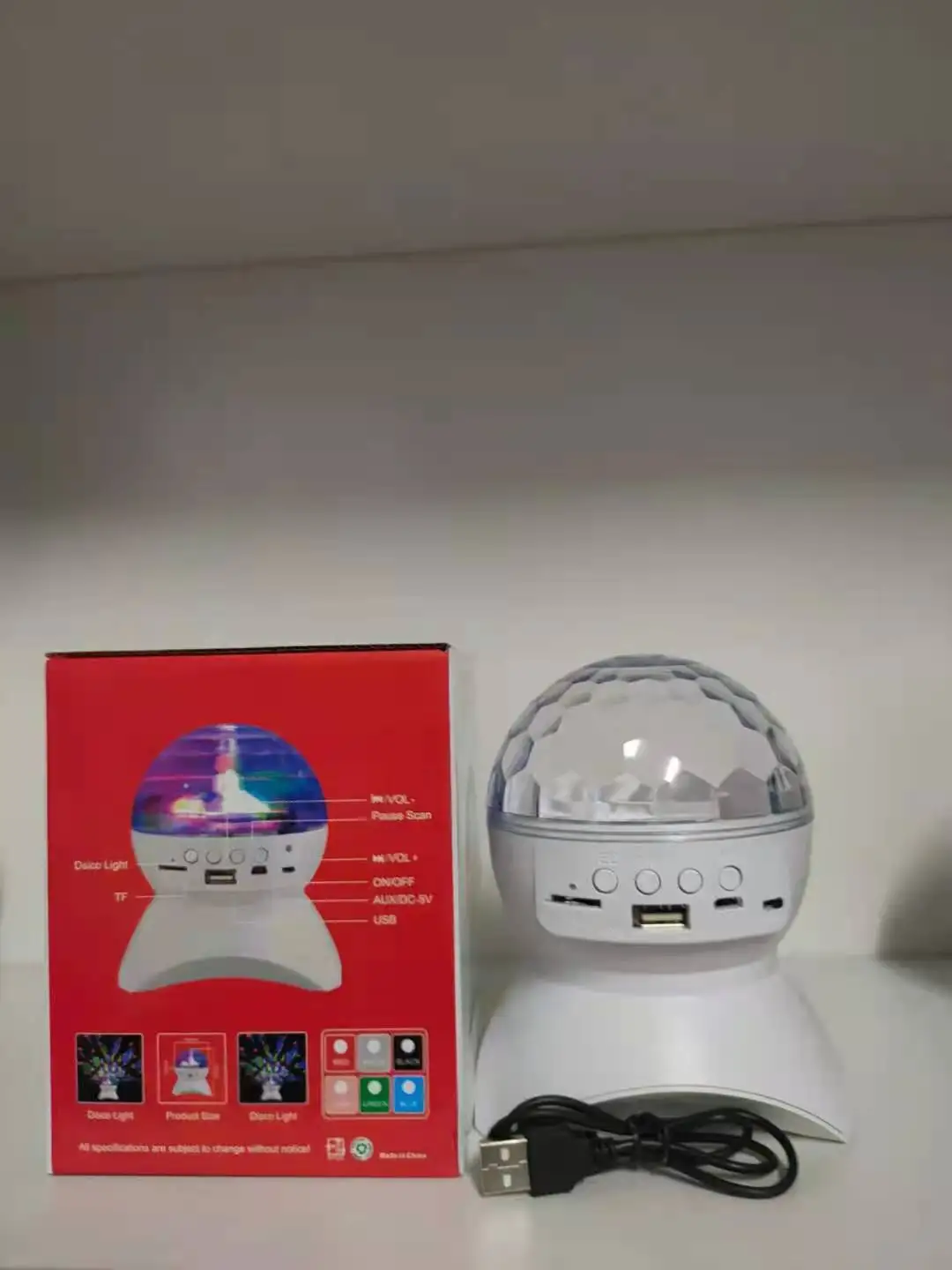  new USB battery rechargeable multicolors wifi bluetooth music led 6w starry projector night light for kids baby