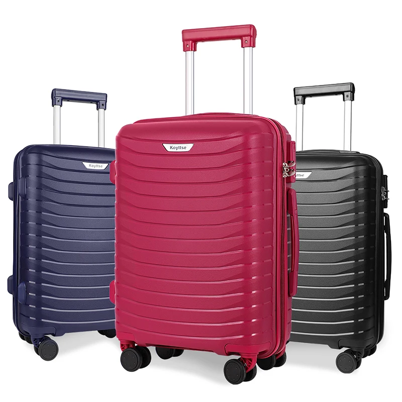 PP Luggage 3 Pieces Sets  For Men Women Luggage Set Trolley Bag Suitcases Travelling Bags Luggage