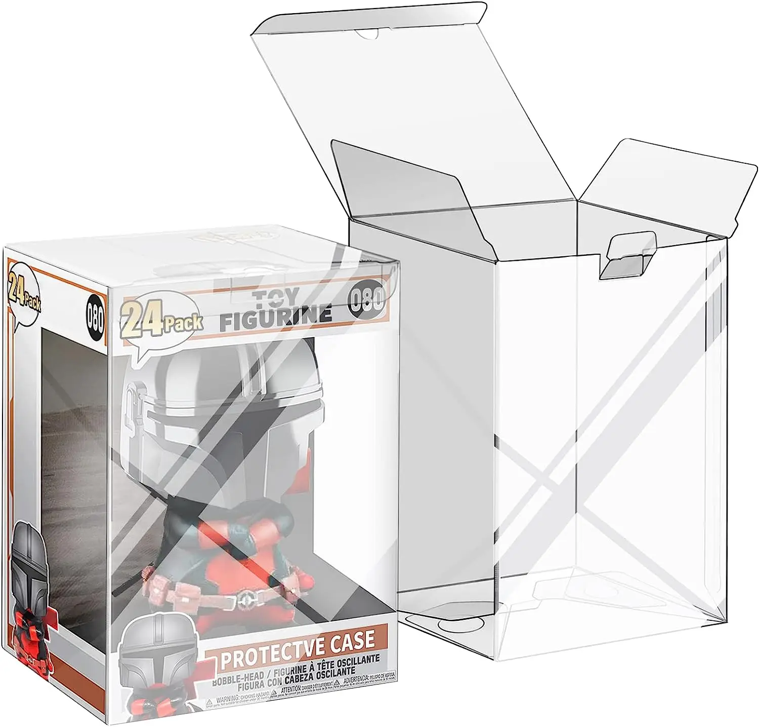 Wholesale Clear Acrylic Storage Display Case Plastic Funko Pop Box Protector