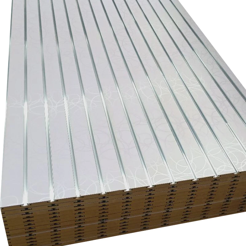 Display Slatboard Slotwall System Store Panel  8x4 ft Section Heavy Duty Slat Wall Garage PVC SlatWall