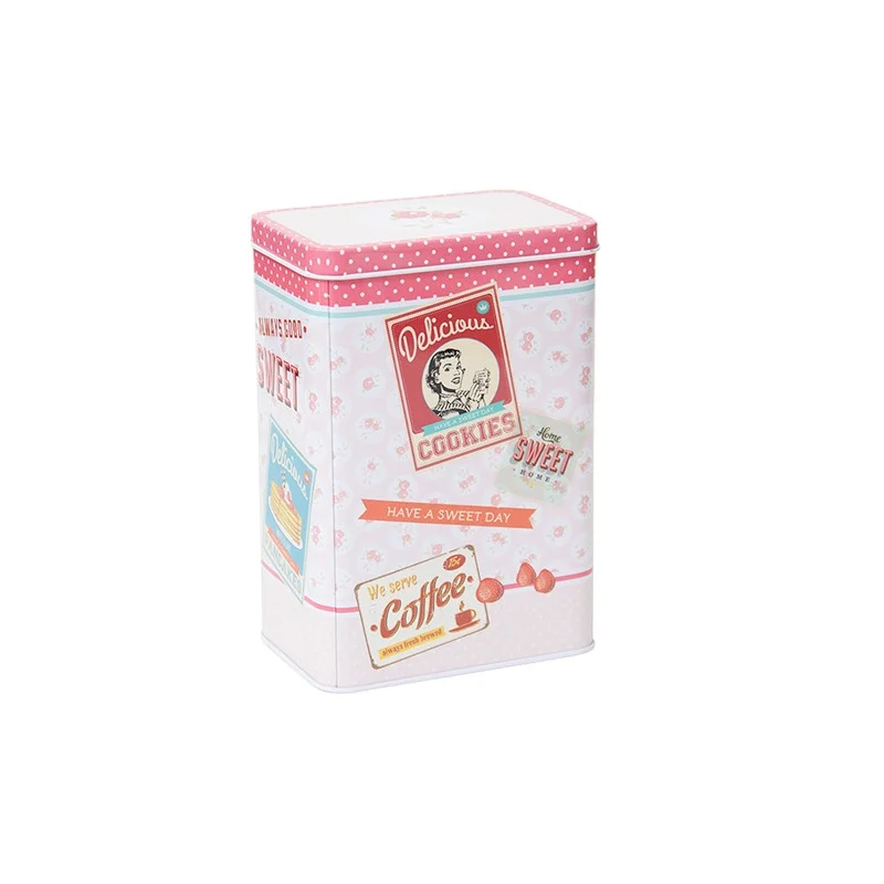 rectangular metal tin box tin cat pet food container wholesale dog food tin container