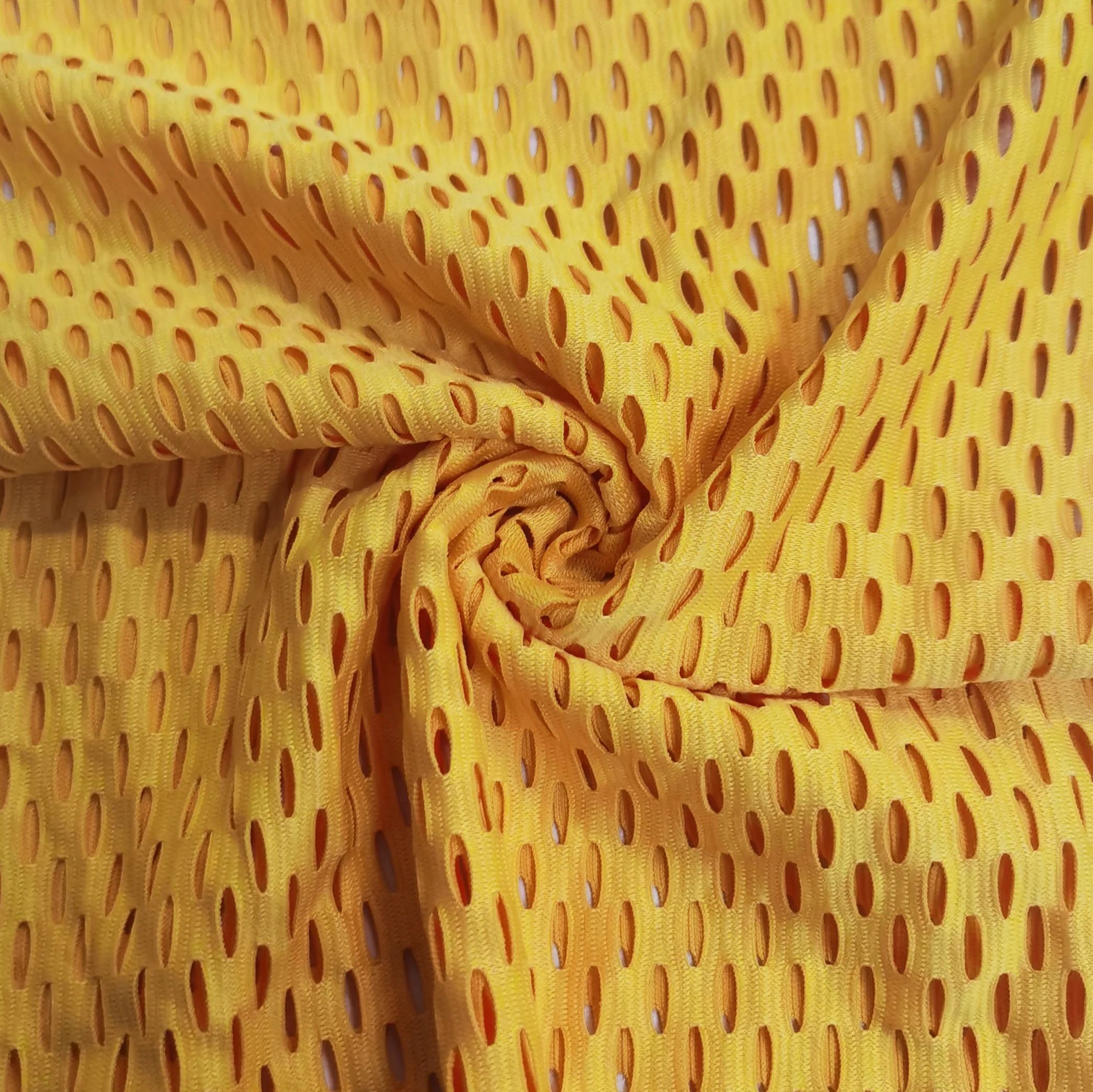 2022 New design 2 way stretch 80 Polyester 20 spandex Jacquard mesh knitting sportswear fabric