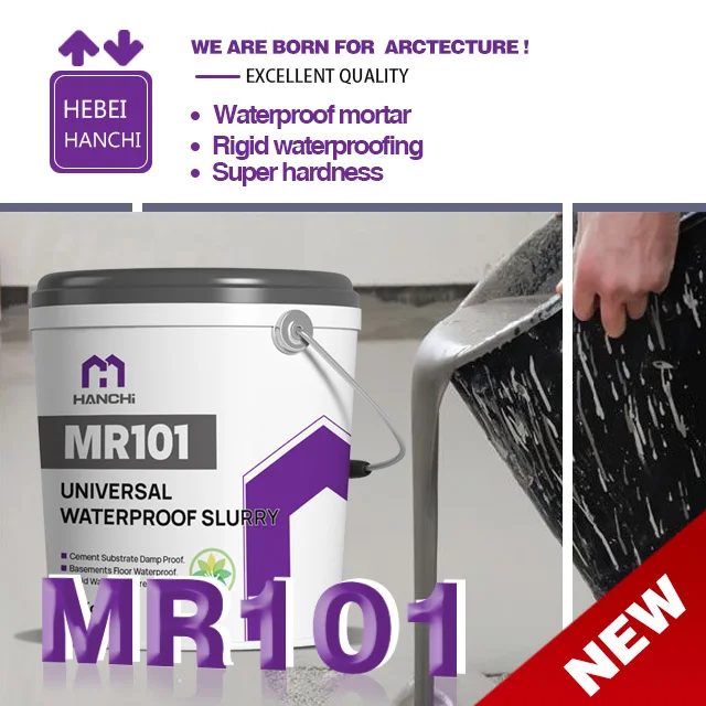 MR101 полиуретановая гидроизоляционная Водонепроницаемая шламовая смола