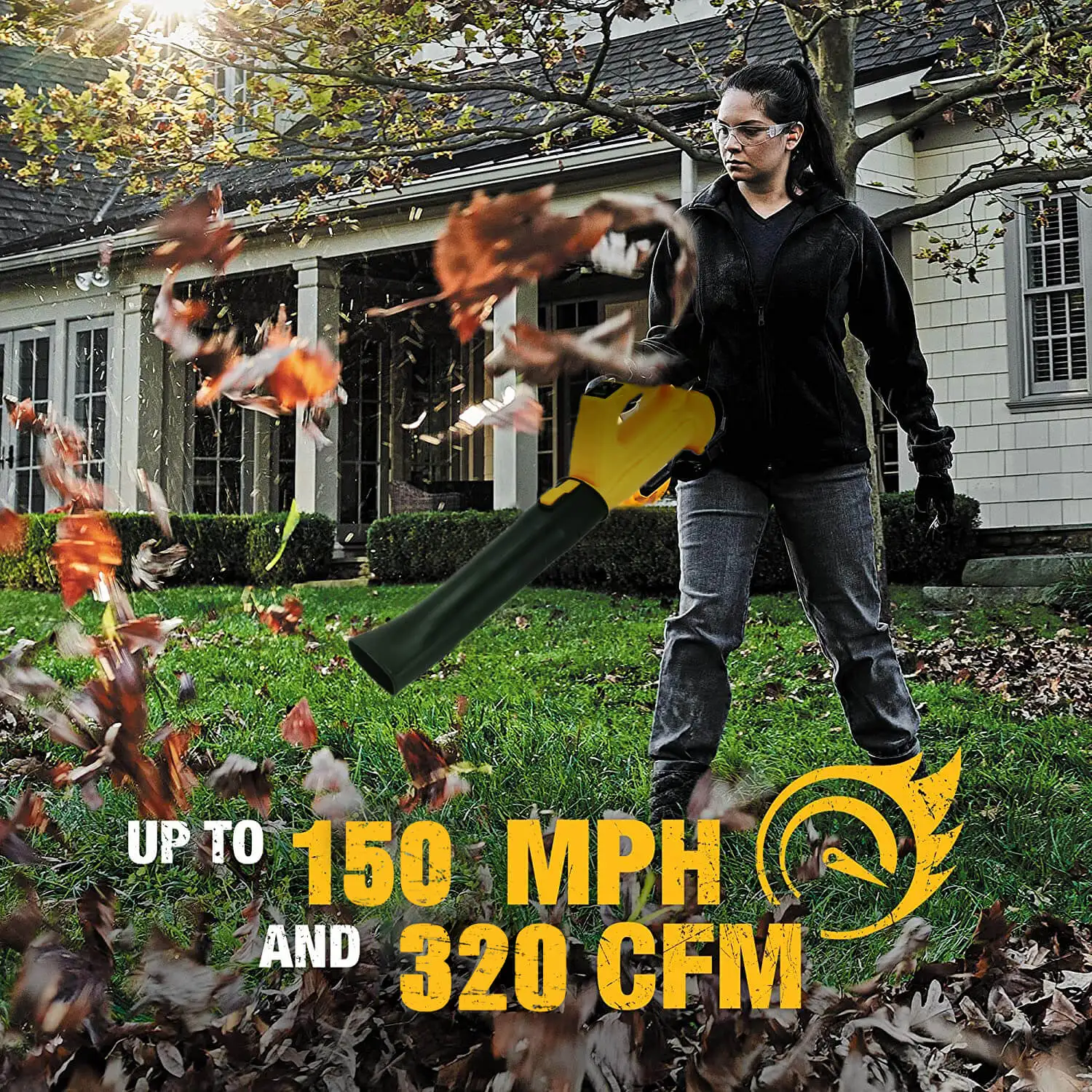 High Speed Handheld Portable Lithium Battery Powered Snow Garden Blower Fans Air 20V Cordless Leaf Blower Electric