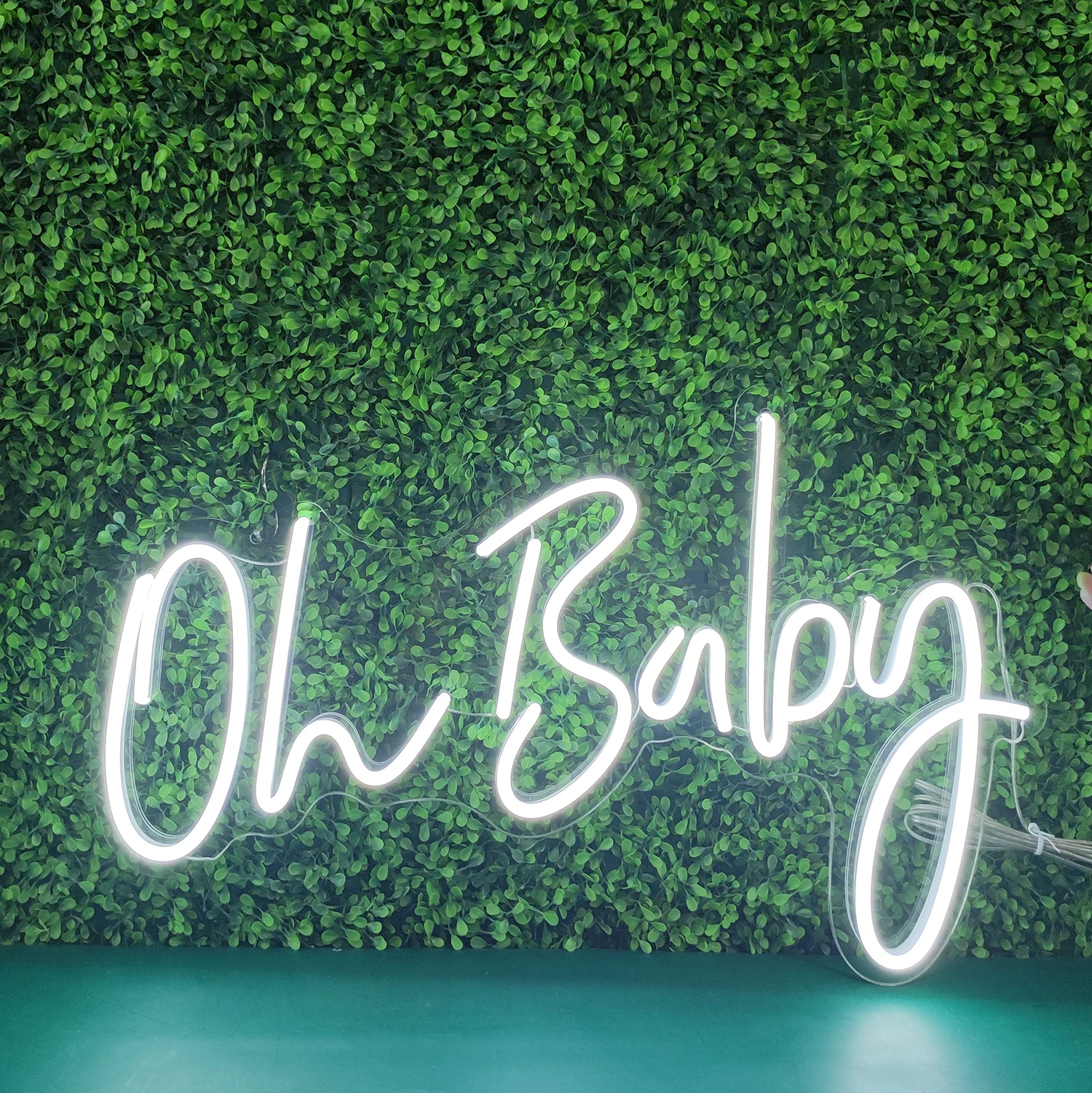 Dropshipping Led Custom Letter Party Light Body Wall Acrylic Made For Lights Decoration Flex Big Signs Strip Oh Baby Neon Sign