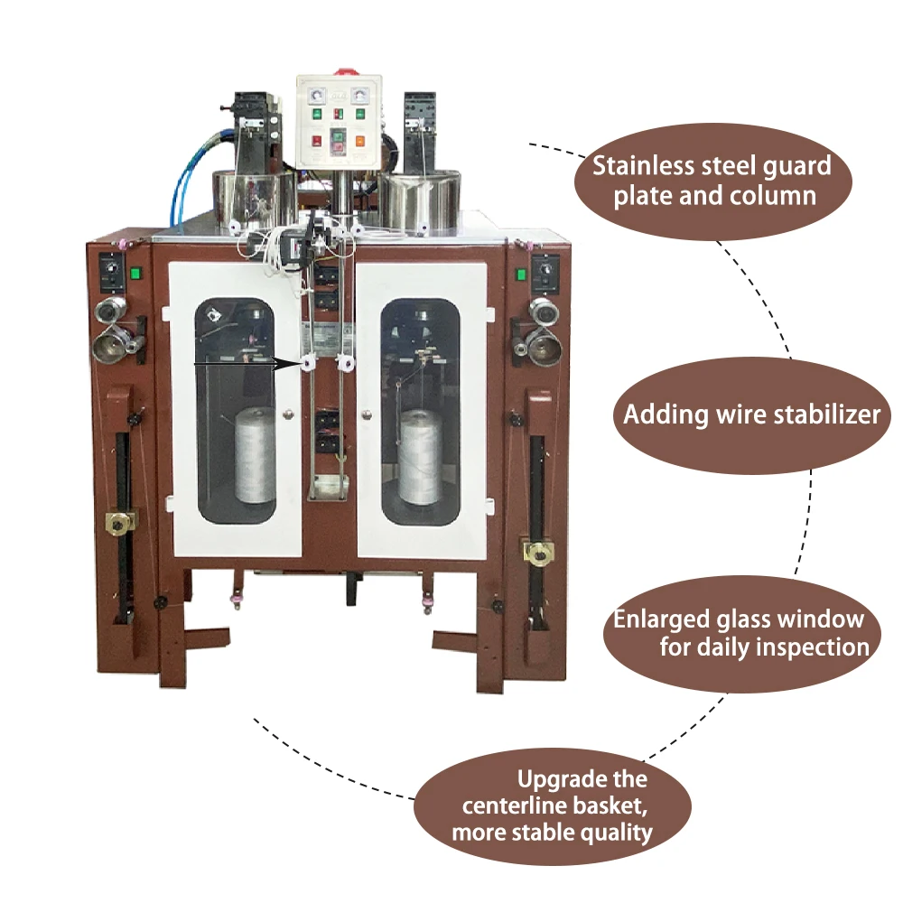 Новая модель автоматическая машина для формирования катушки на молнии изготовления застежки-молнии продажи нейлоновой невидимой