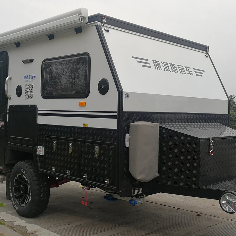  COMPAKS RV 13 футов поставка от производителя дорожный трейлер для кемпинга на открытом