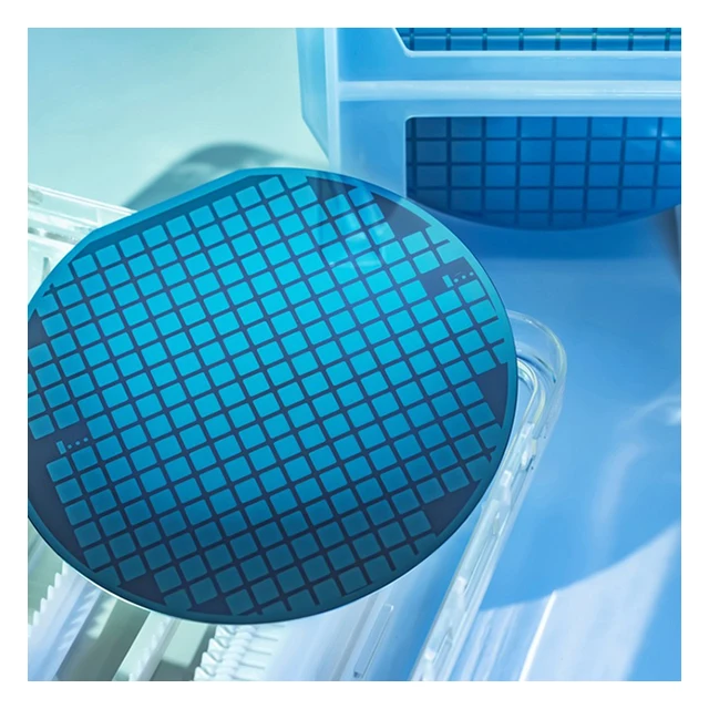 Полупроводниковая упаковка, Кремниевая Вафля D263T на изоляторе вафли была использована для измерения 5 дюймов 0,9 мм в лабораторной стеклянной вафли