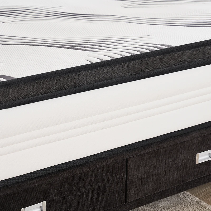 Factory Twin Single king Full Size Bedroom Furniture Set Order Online Mattresses Luxury Bed Foam Pocket Spring Mattress