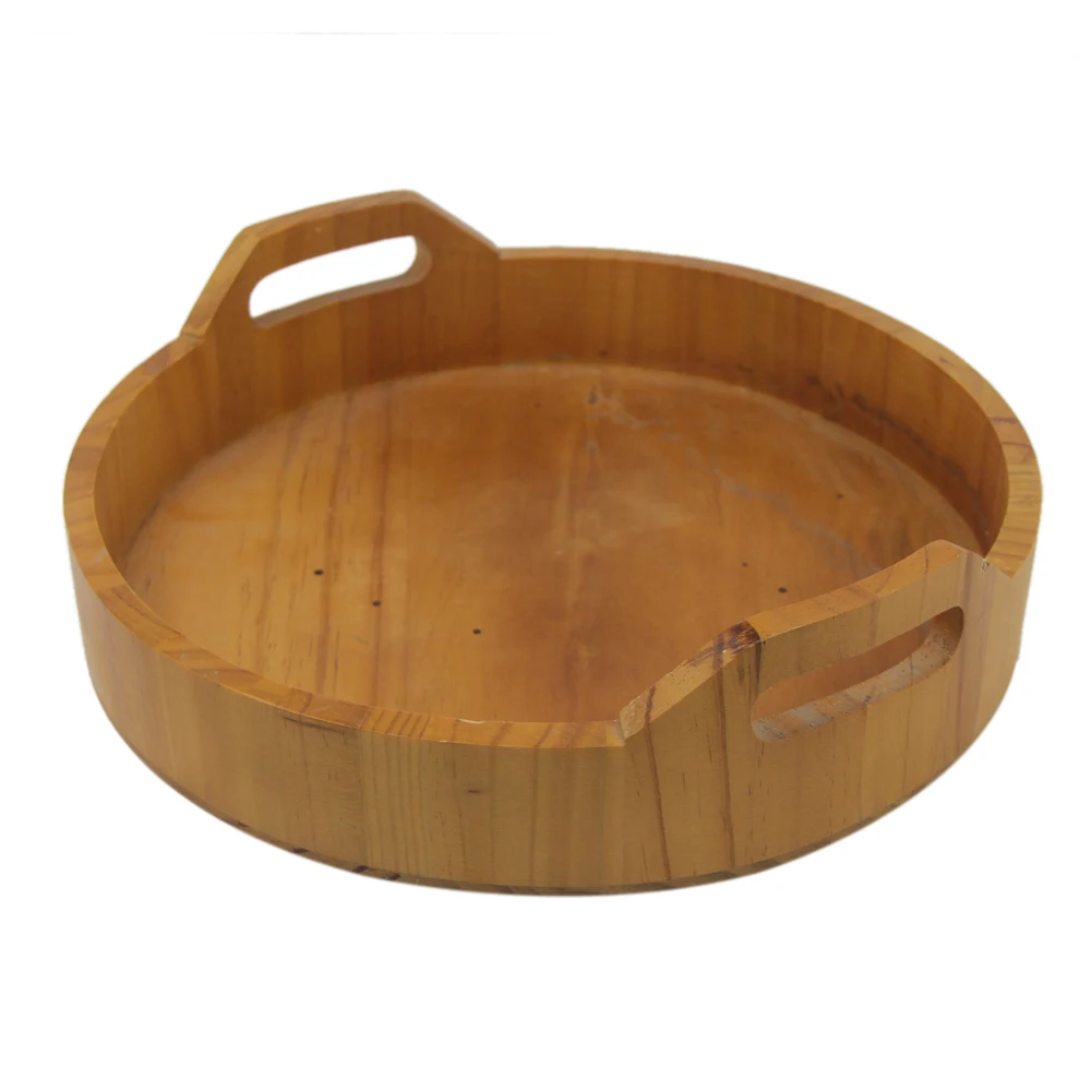 Wholesale 100% Handmade Bathroom Service Antique Wooden Hotel Amenity Tray