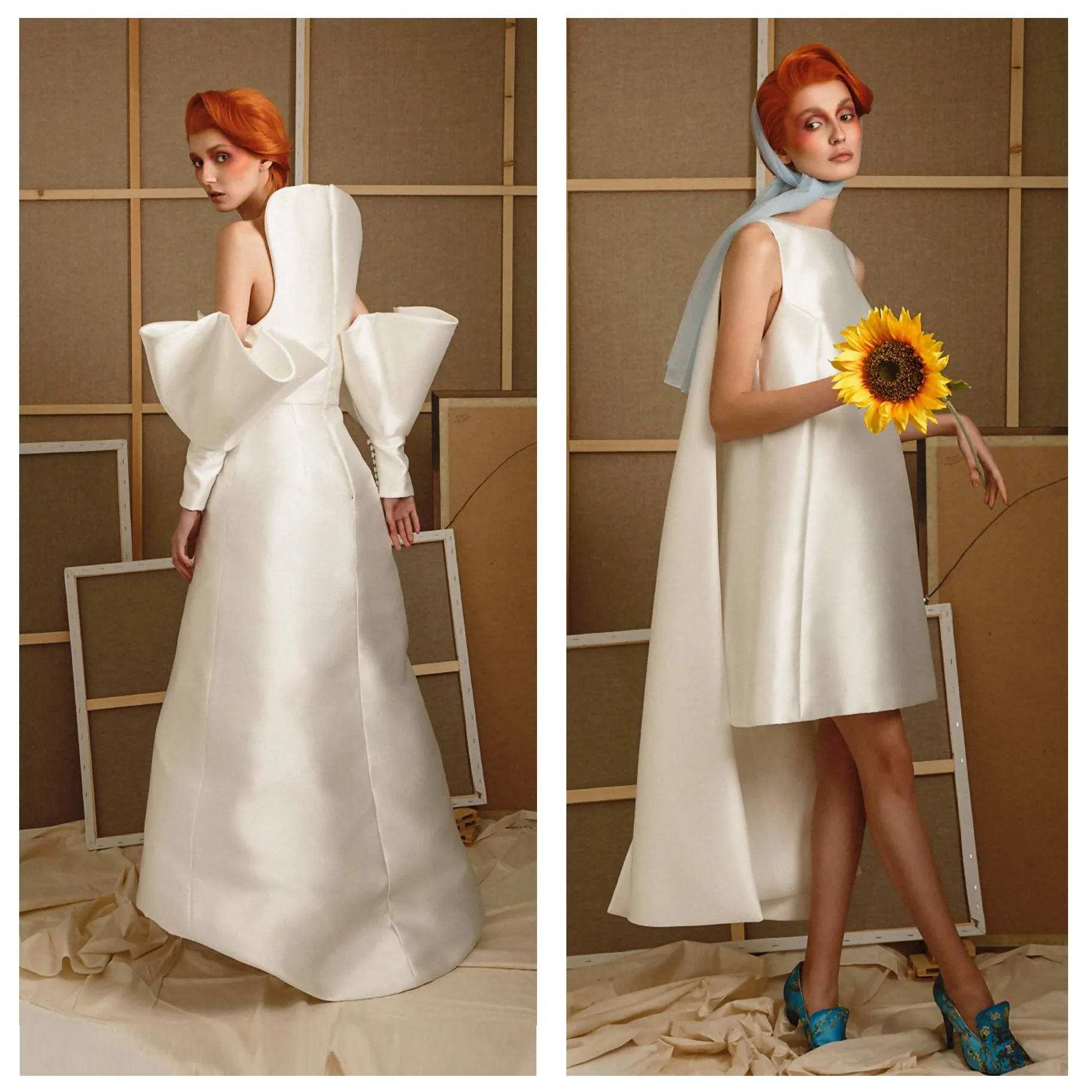 380D thick bridal satin Mikado fabric