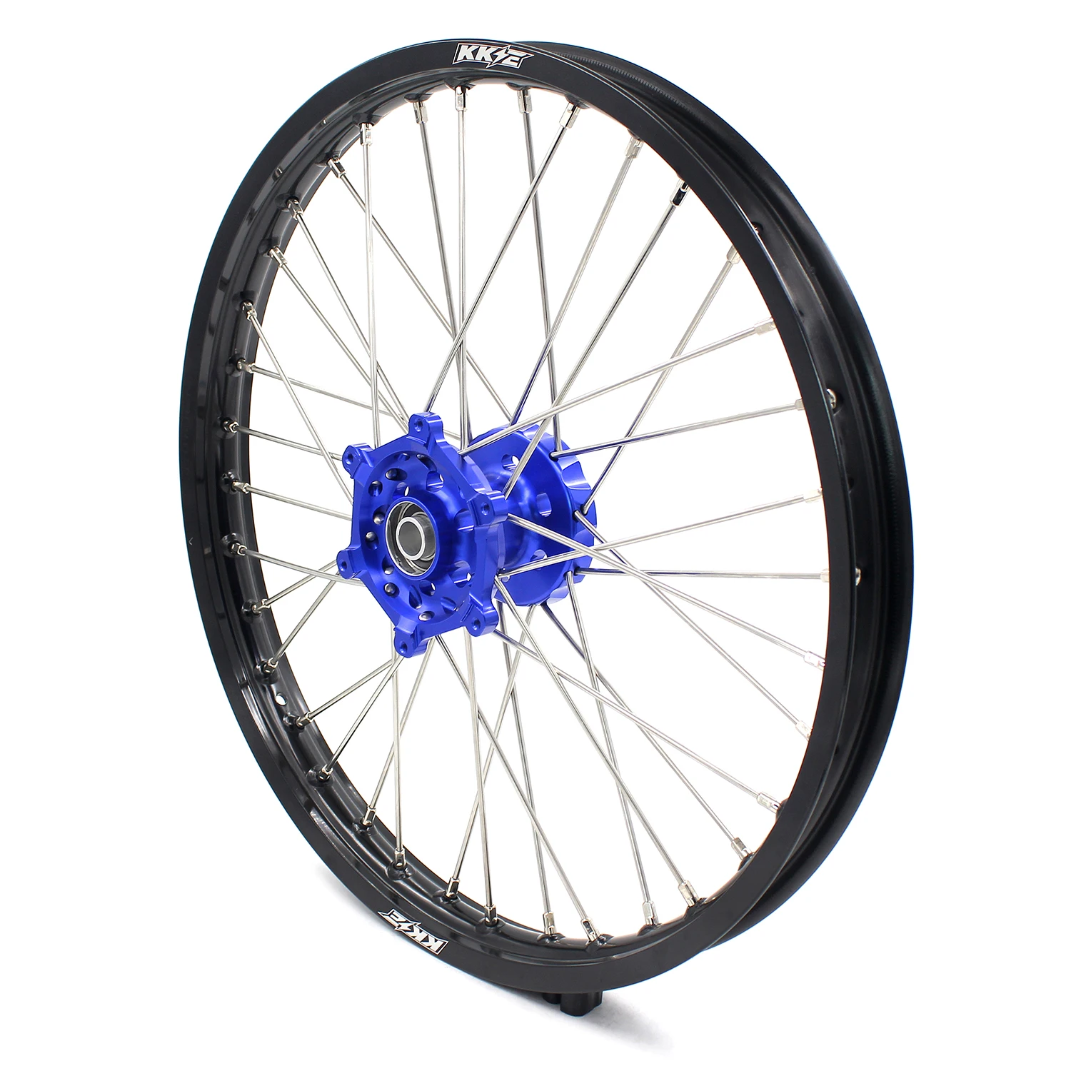 Набор колес KKE 21/19 дюйма или 21/18 подходит для YAMAHA YZ125 YZ250 1999-2021 YZ250F YZ450F 2020 синий ступичный черный