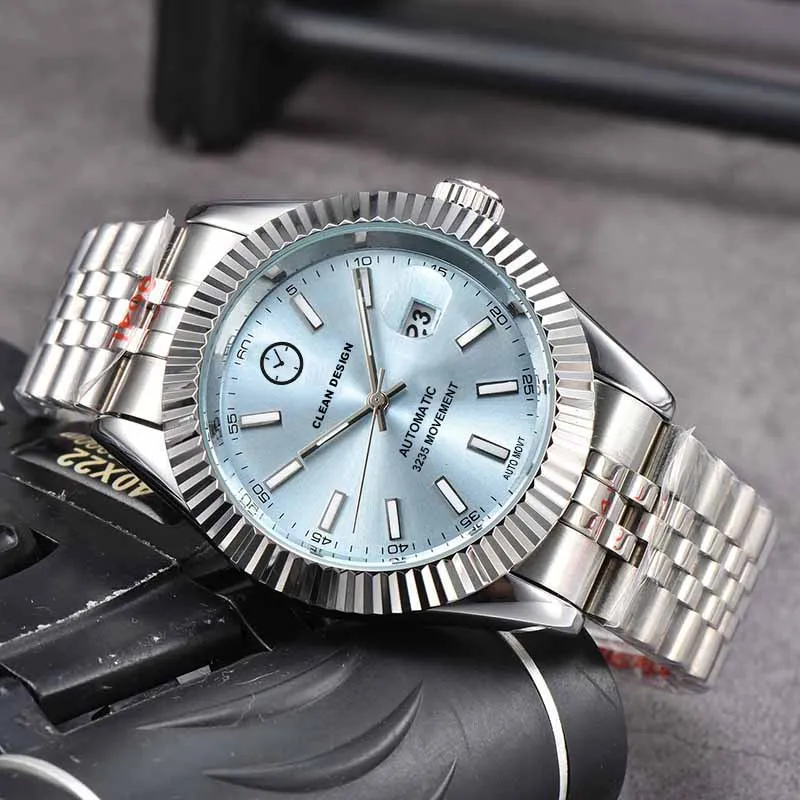 Wholesale Stainless Steel Men Wristwatch Luxury 3235 Movement Sapphire Glass Automatic Mechanical Watch