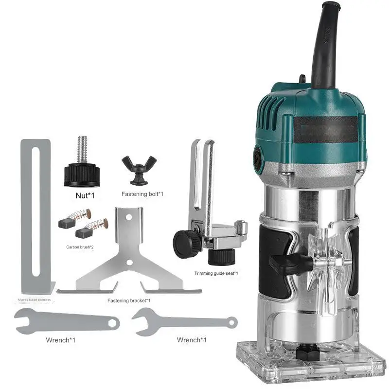 Zmax Electric Trimming Machine Slotting Woodworking Tools Multifunctional Gong Machine Engraving