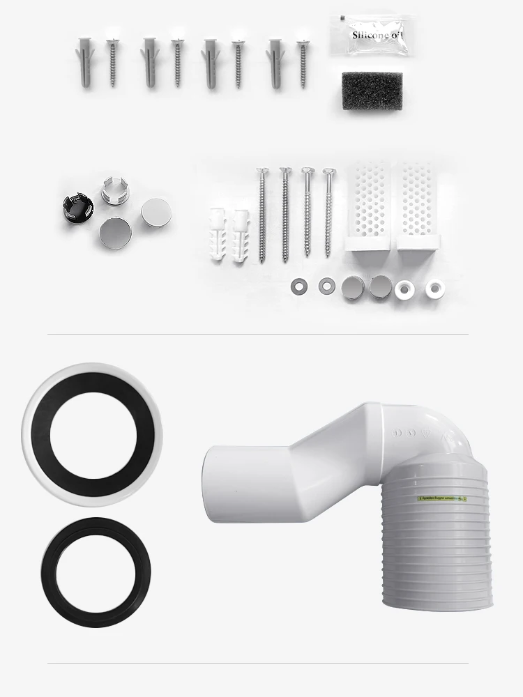 Watermark Inodoro Fashion Rimless Washdown Ceramic Water Closet Commode Two-piece Round Toilet