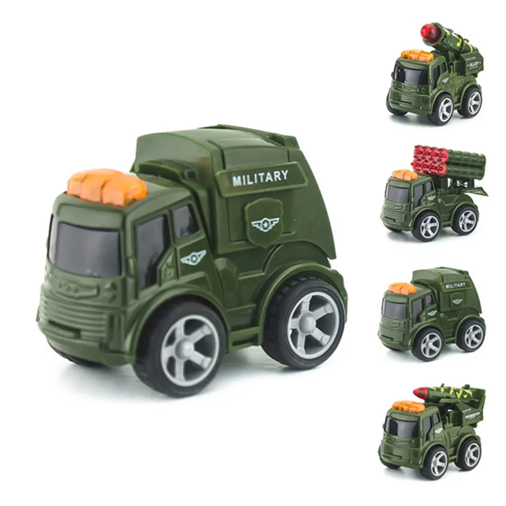 Армейский зеленый масляный грузовик, Боевая мощность, военная модель, инерционные фрикционные автомобили, игрушечный армейский Танк для мальчиков