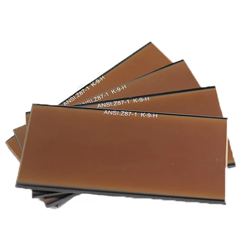 Solar Dimming Lens Safety Eye Protection Athermal Welding Glass Shade 8-13