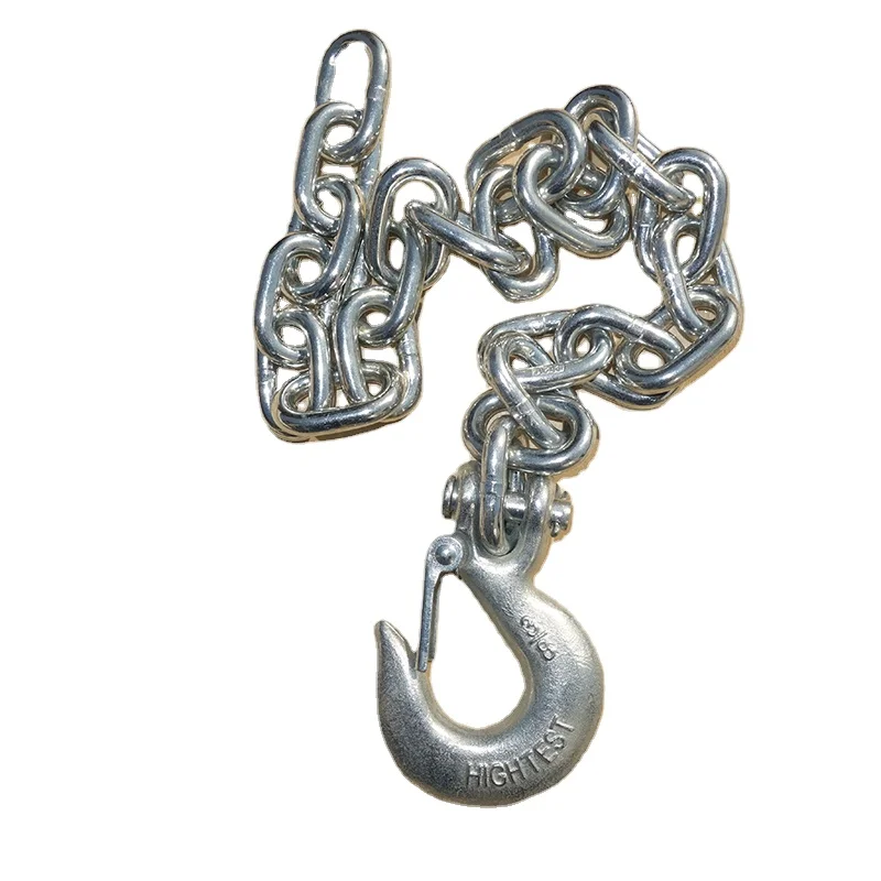 Connecting Stainless Steel Chain High Tensile Fecing Connecting Belt 8mm 40mm Alloy Short Link Long Stainless Steel Chain