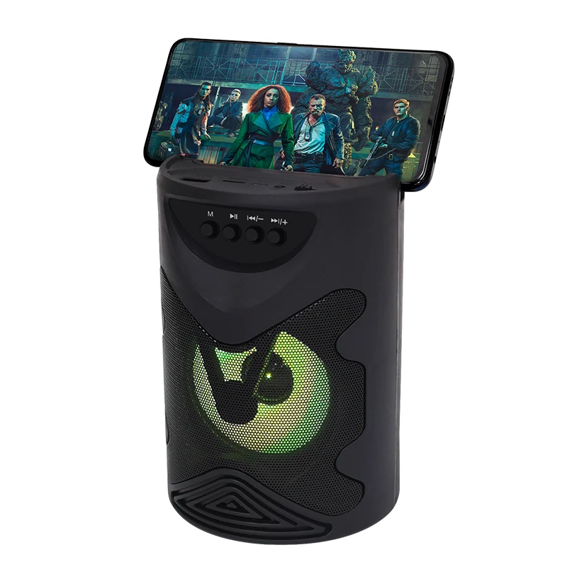 Профессиональный производитель подставка для телефона RGB Освещение тяжелые басы хороший звук USB TF BT наружный и внутренний портативный