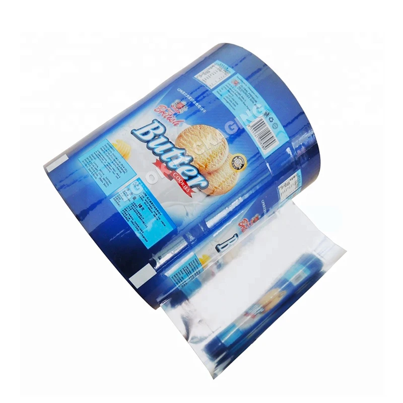 Product Laminated Food Packaging Film Roll Metallized  High Barrier Film Roll Ice Cream Popsicle Packaging Plastic Film Roll
