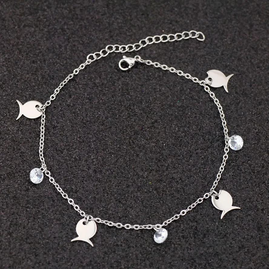 High Quality ankle bracelet stainless steel anklet hot selling popular stainless steel ankle bracelet new item abklets bracelets