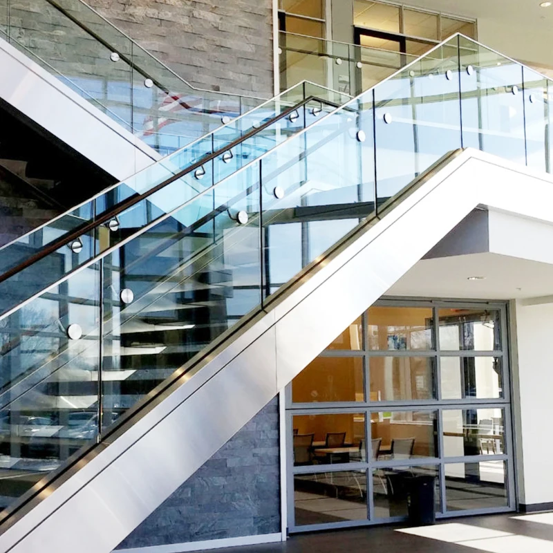 Curved Glass Railing Stair Prices Nigeria Holder Indoor Hallway Post Black Outdoor Stainless Steel Balustrades Aluminium Profile