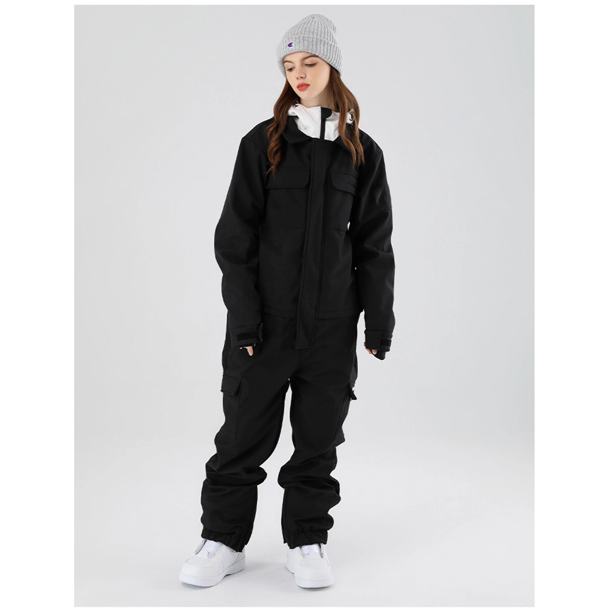 Customized Professional Snowboard Jumpsuits winter High waterproof Ski Racing Suits one piece women Tactical Overall