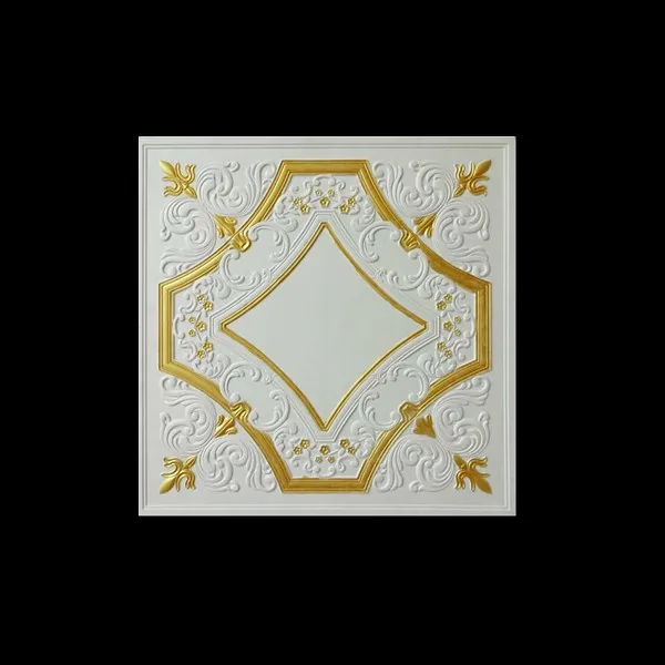 Cheap Price Insulated 60*60 Glassfiber Reinforced Gypsum Ceiling Tile