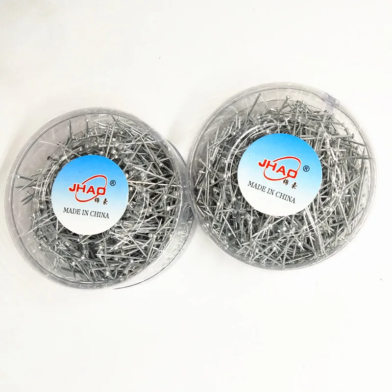 26*0,8 металлические швейные булавки, прямые булавки для квилтинга, тонкие атласные булавки с головкой для изготовления ювелирных изделий