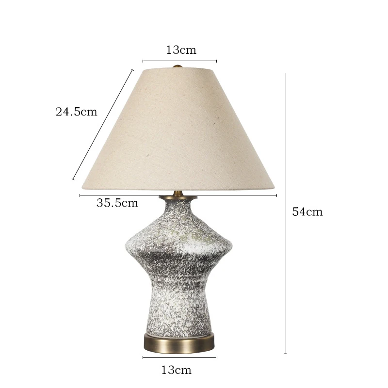hotel home restaurant bedroom vintage led old aged antique white ceramic table lamps