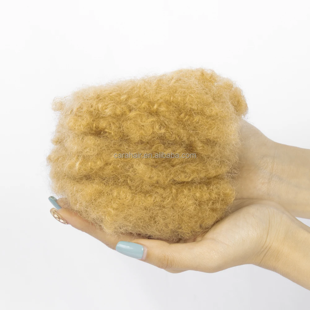 Good Quality Wholesale Customized Color Easily Bleached And Dyed Afro Kinky Curly Human Hair Bulk