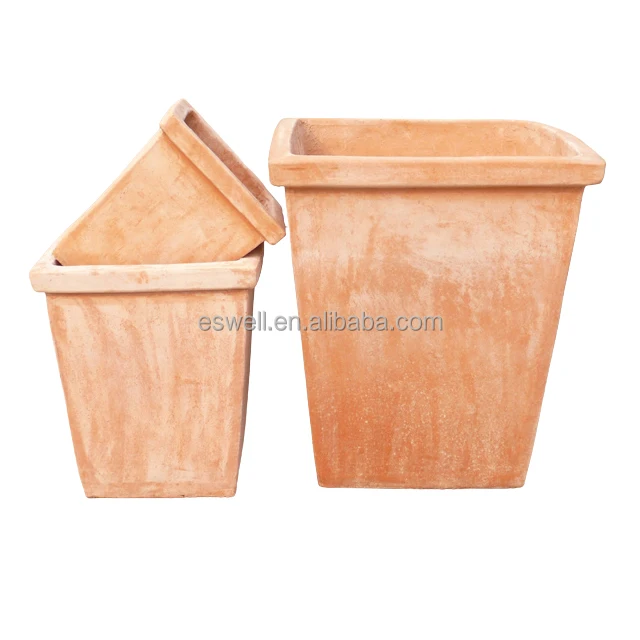 Горячая Распродажа терракотовые керамические горшки большие для деревьев растений
