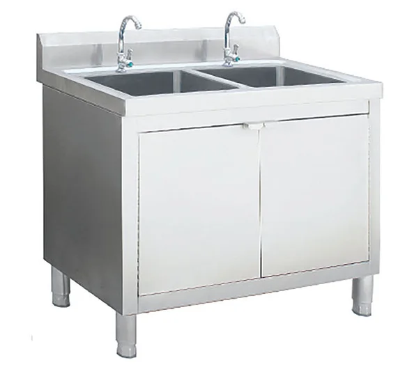 Современный портативный кухонный шкаф ручной работы из нержавеющей стали